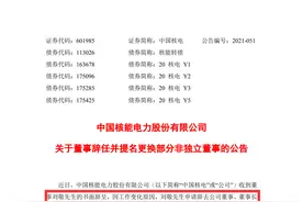 刚刚，900亿核电巨头发布重要公告，董事长辞职图片