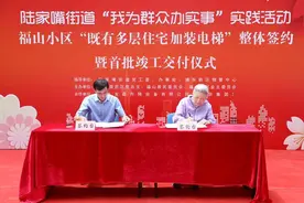 这个小区整体立项！陆家嘴街道加装电梯吹响“冲锋号”图片