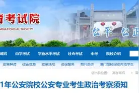 注意！报考公安院校的福建考生看过来图片