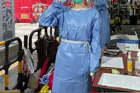 深圳美女高考生考完成抗疫志愿者，“休息时一闭眼就能睡着”图片