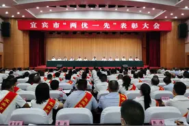 81名优秀共产党员、21名优秀党务工作者、101个先进基层党组织 四川宜宾召开“两优一先”表彰大会图片
