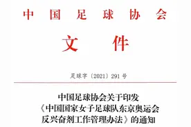 中国女足备战东京奥运，反兴奋剂管理办法要求不得网购图片