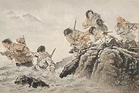 中国共产党历史展览馆中，王盛烈王铁牛父子三幅画背后的故事图片