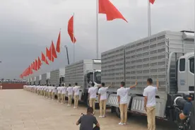 10万羽和平鸽在天安门广场展翅高飞 中国信鸽行业向中国共产党成立100周年献礼图片
