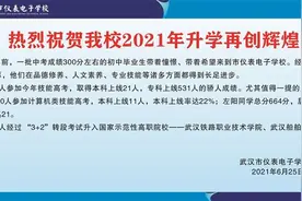 读中职一样上本科 ,武汉市仪表电子学校助学生优质发展图片