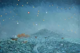 这个苏州人做到了！69幅油画带你认识古诗词中的灿烂星河，四季星座和24节气！图片