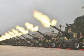 礼炮隆隆壮国威图片