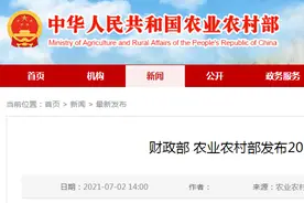 财政部、农业农村部发布2021年重点强农惠农政策图片