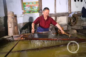 50年的坚守 为了传承梁平土法造纸图片