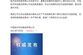 殴打院士的董事长 官方通报：酒后打人！停职图片