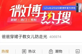 硬核！“爸爸穿裙子”上热搜图片