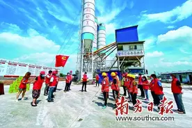 四方党建共建力促重大项目落地图片