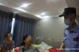 杭州8个月的孕妈报警：我儿子打我，你们把他抓走吧图片