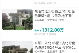 唏嘘！义乌小商品市场走出来的前“浙江女首富”名下4套别墅，将被拍卖图片