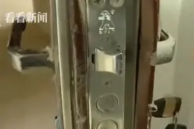 新房还没住，门就被撬了？之后物业的做法更气人图片