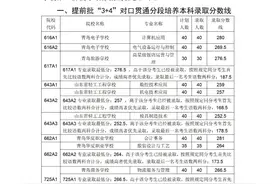 2021年青岛中考分数线：局属公办普高一段线254分图片