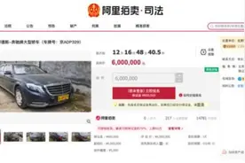 中国第一台黄牌奔驰遭拍卖，起拍600万！车主曾登胡润榜，70岁吞“百亿财务造假”恶果图片