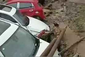 五台山景区降暴雨冰雹，泥沙堵路！工作人员：不建议近期前往图片