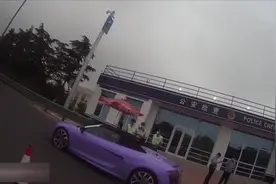 捏把汗！17岁车行工无证试驾百万跑车 打算再上高速被交警查获图片