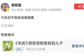 被拐走的儿子DNA比对成功 郭刚堂说7月11日这天对他很重要图片