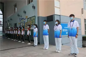 第十四届全国学生运动会羽毛球运动员入住青岛高新职业学校图片