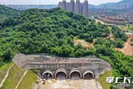 银星路“咽喉”隧道全面打通图片