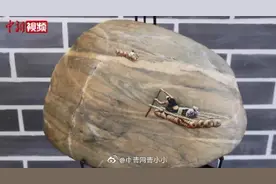 宝藏老师！“绘画”犹如3D特效，网友：石头有了灵魂图片