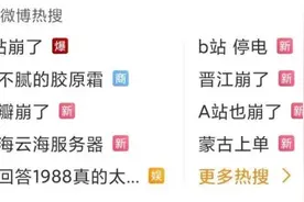 互联网平台一起扎堆崩了 B站领衔主演，网友吐槽图片