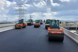 广中江高速四期进入路面施工，通车后江门到广州将节约半小时图片