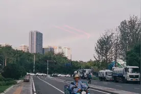 雨后，济南惊现美丽彩虹图片