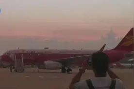 罕见！西安咸阳国际机场上空出现奇观！海市蜃楼还是云层堆积？图片