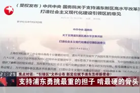 焦点对话：“引领区”文件公布  新定位赋予浦东怎样新使命？视频封面