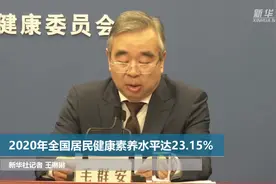 2020年全国居民健康素养水平达23.15%视频封面