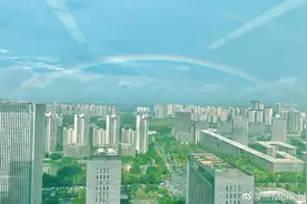 雨后彩虹 在成都的你看到了吗？图片