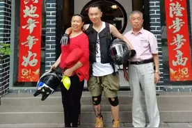 “别人家的儿子”！贵州男子带着66岁的母亲骑行旅游1个月图片