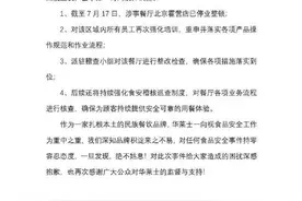 炸鸡掉地捡起重炸继续卖，华莱士回应：涉事餐厅已停业整改图片
