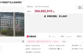 唏嘘！知名公司四年亏损260亿，总部大楼被拍卖，无人接手！实控人曾身家480亿图片
