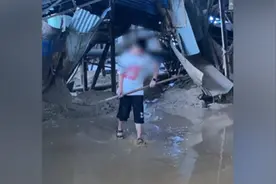 儿子不好好学习，父亲带他去车间铲沙体验生活视频封面