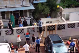 合肥沿河路金兰湾小区13处违建被拆除图片