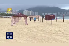 海陵岛滨海景区昨晚全部关闭图片