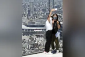 俯瞰东京奥运会主体育场图片