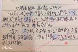 假期几时有？作业苦难言……浙江小学生创作暑假版《水调歌头》，发出灵魂拷问图片