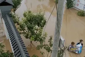 河南鹤壁暴雨，村干部：雨下了两天两夜，积水超1米视频封面