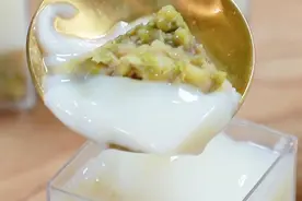 防止孩子中暑神器绿豆椰奶糕，惊了消暑小甜品成本竟然不到五块钱图片