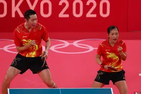 东京奥运会乒乓球混双首轮：许昕/刘诗雯4:1逆转加拿大组合晋级图片