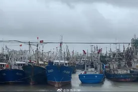 南通1741艘渔船全部归港避风图片