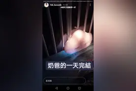 奶爸的一天！霍启刚晒照分享独自带娃日常图片