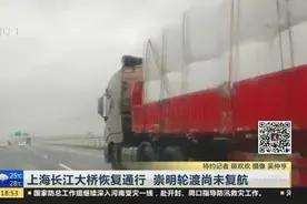 上海长江大桥恢复通行  崇明轮渡尚未复航视频封面