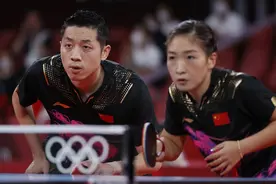 混双：许昕/刘诗雯2-0领先遭日本组合4-3逆转 获得银牌图片
