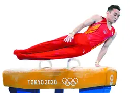 中国体操男团获铜牌，俄罗斯奥运队夺冠，美媒：较早出现的失误让中国队陷于被动图片